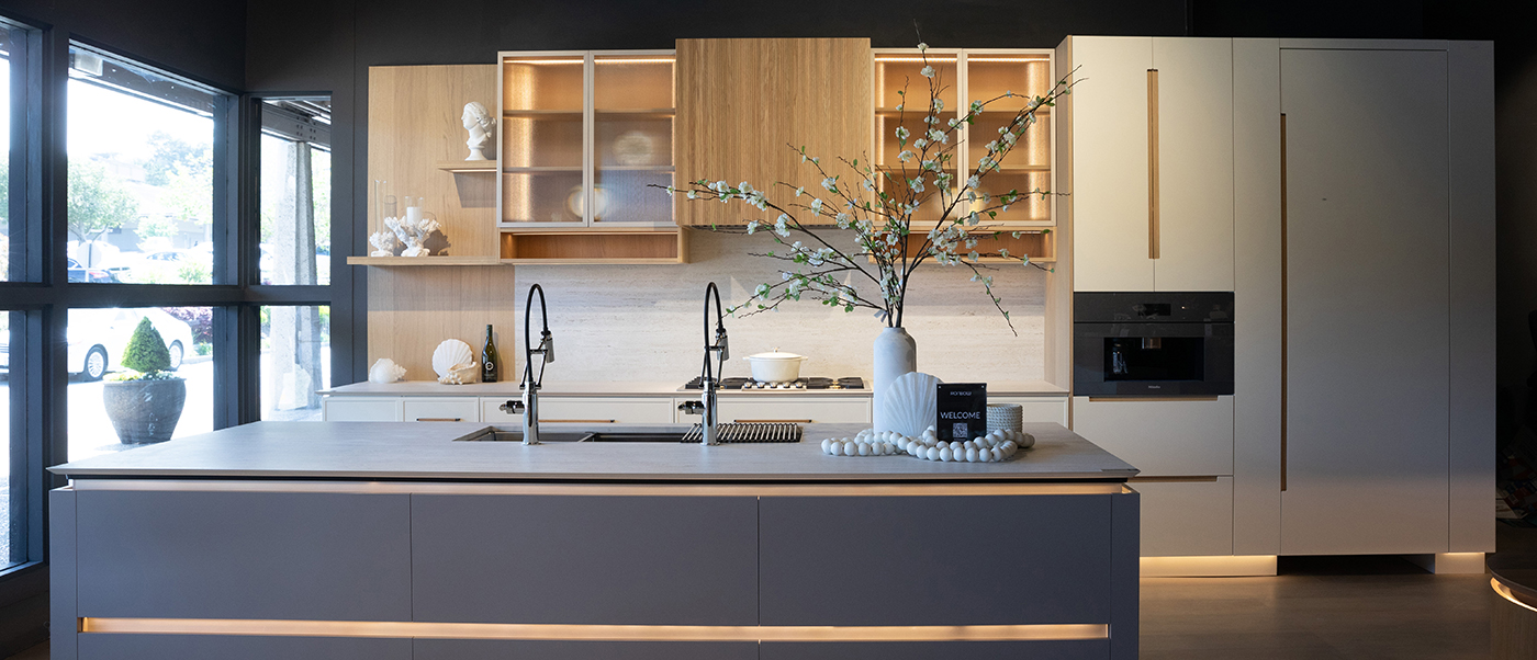 Monterey California Showroom Kitchen Cabinet Display